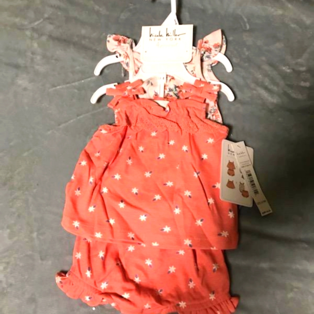 Nicole Miller 6-9mos multi peice set